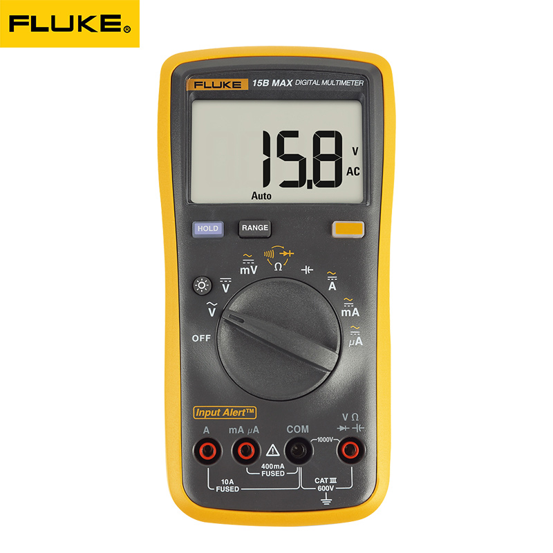 福祿克 Fluke15B MAX 全新升級(jí) 特尖表筆 數(shù)字萬用表FF